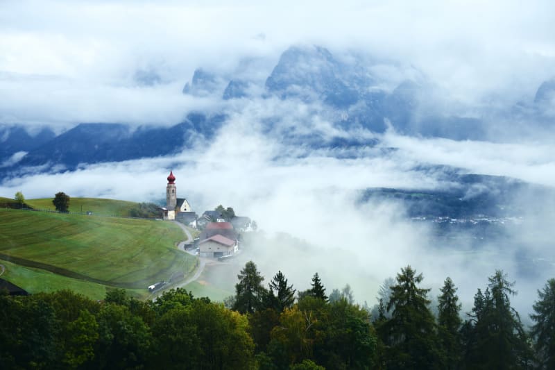 Mountain Chapel near Renon