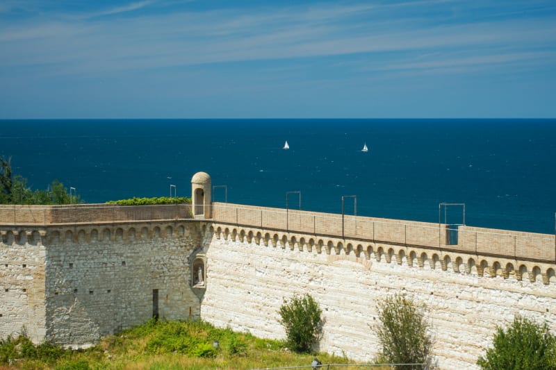 Roman Theatre Walls by the Adriatic
