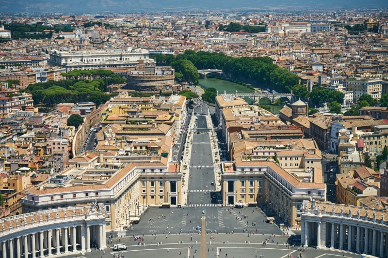 St. Peter's Square from the Dome