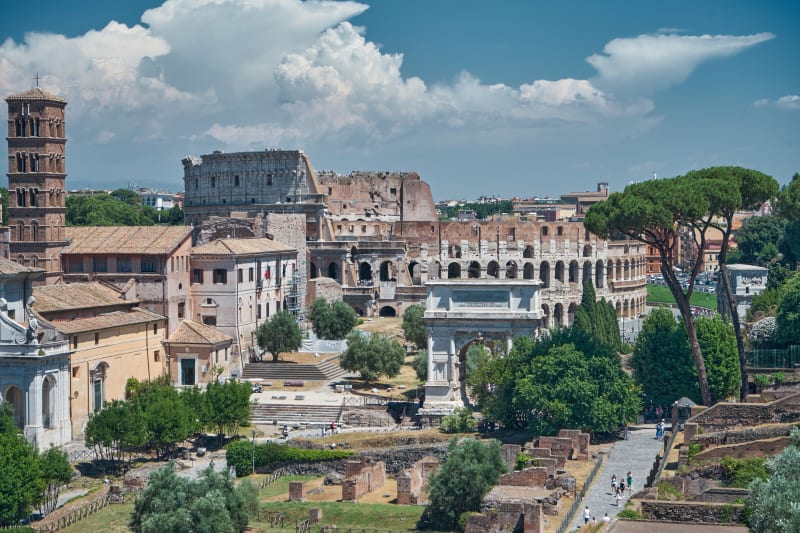 The Colosseum from Palatine Hill