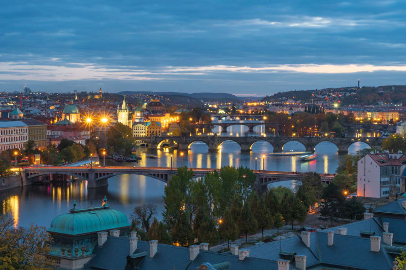 The Vltava at Dusk