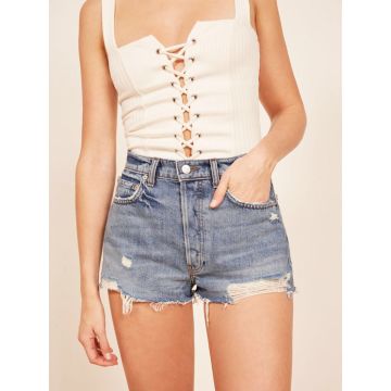 dixie high rise jean short