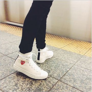 Peek a boo canvas sneakers hotsell