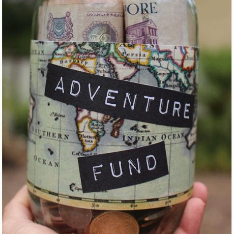 Adventure Fund  Travel Gift - Hinted