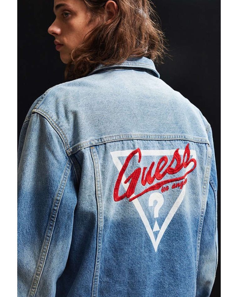 guess oversized denim jacket