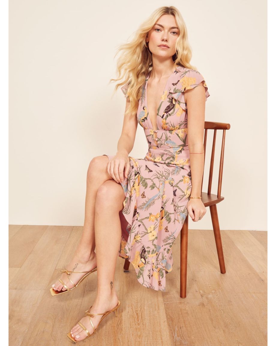 reformation cloud dress