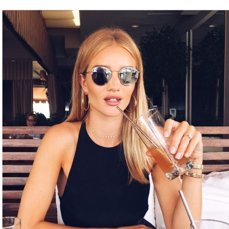 Women's circle store ray bans
