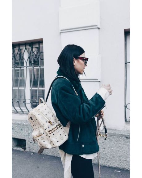 Stark side studs on sale rucksack in visetos