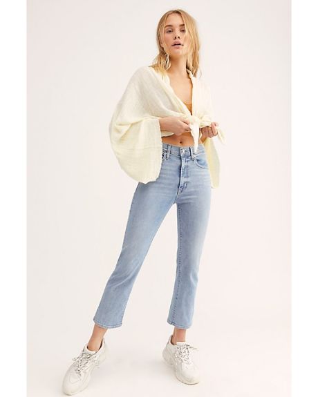 Mile high cropped flare levis new arrivals