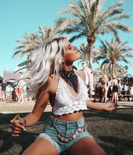 Fringe hem crochet halter top cheap