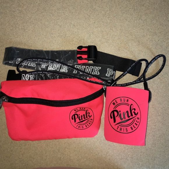 Victoria s Secret Koozie and Fanny Pack. Hinted