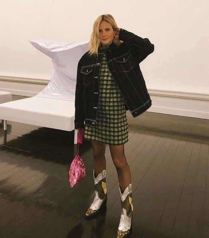 Ganni high texas boots top