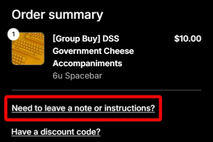 Leave a note