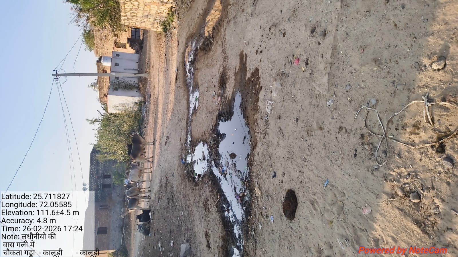 सीसी रोड निर्माण
