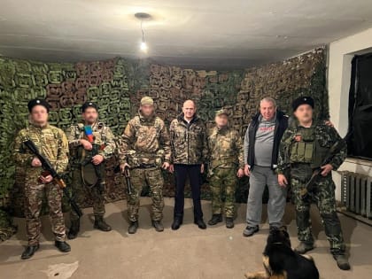 Председатель и сотрудники КСП СК посетили расположение добровольческого казачьего отряда «Терек»