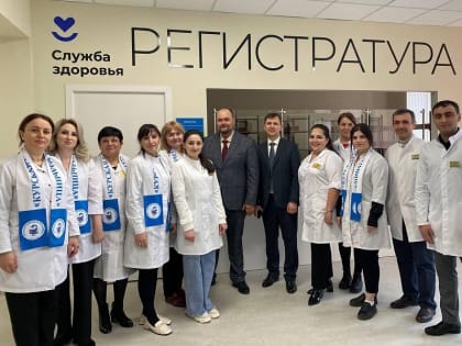 В станице Курской Ставропольского края открылась районная поликлиника, рассчитанная на 350 посещений в смену