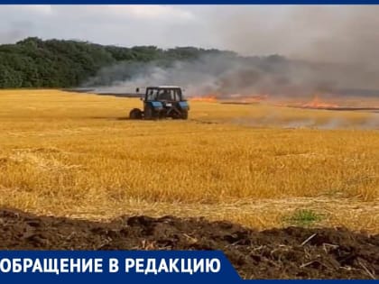 Горящие поля на Ставрополье довели до ручки местных жителей