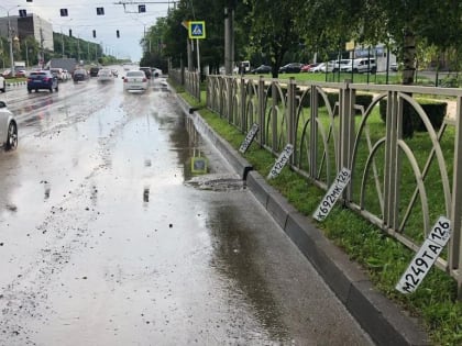 Водители Ставрополя массово разыскивают смытые ливнями номера авто