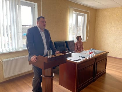 Встреча с жителями в хуторе Красночервонный