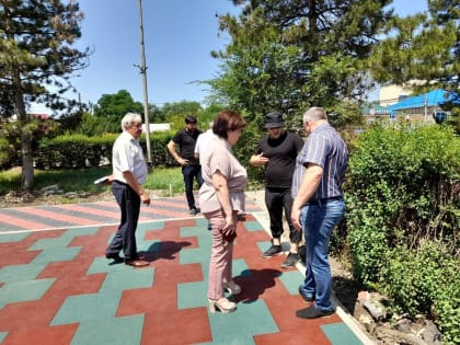 Глава округа провела рабочую встречу с подрядчиком на объекте