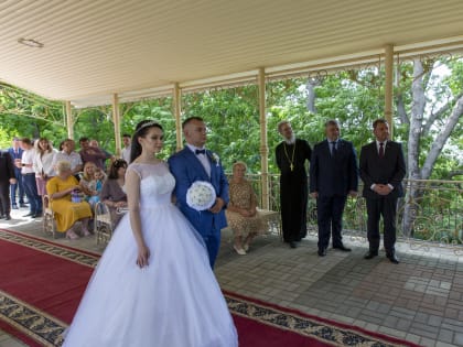 Торжественное открытие летнего свадебного сезона в Ставропольском крае