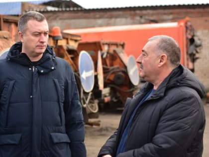 Глава Буденновского округа Андрей Соколов проконтролировал работу предприятия «Буденновск Дорстрой»