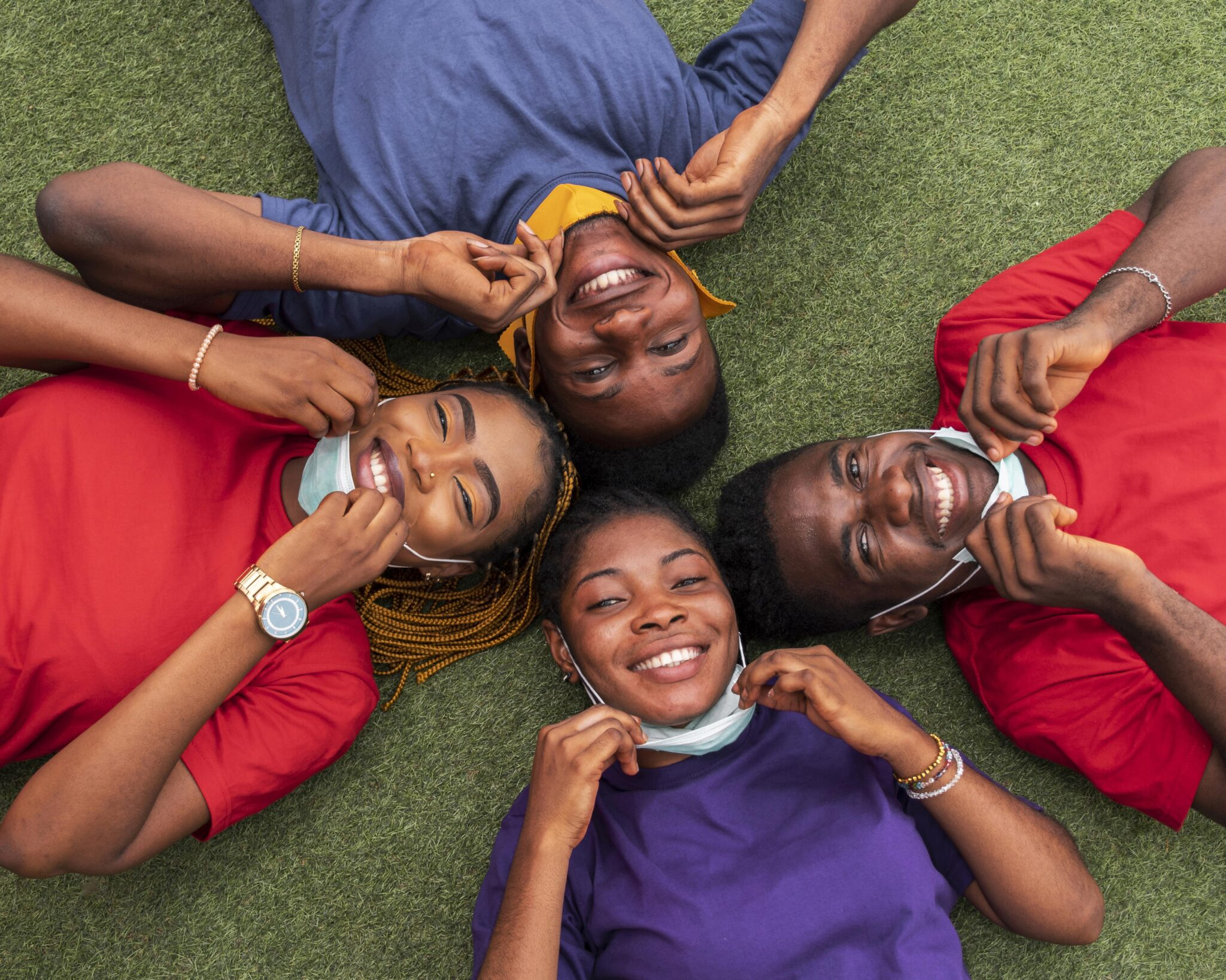 Young Nigerians in a civic session