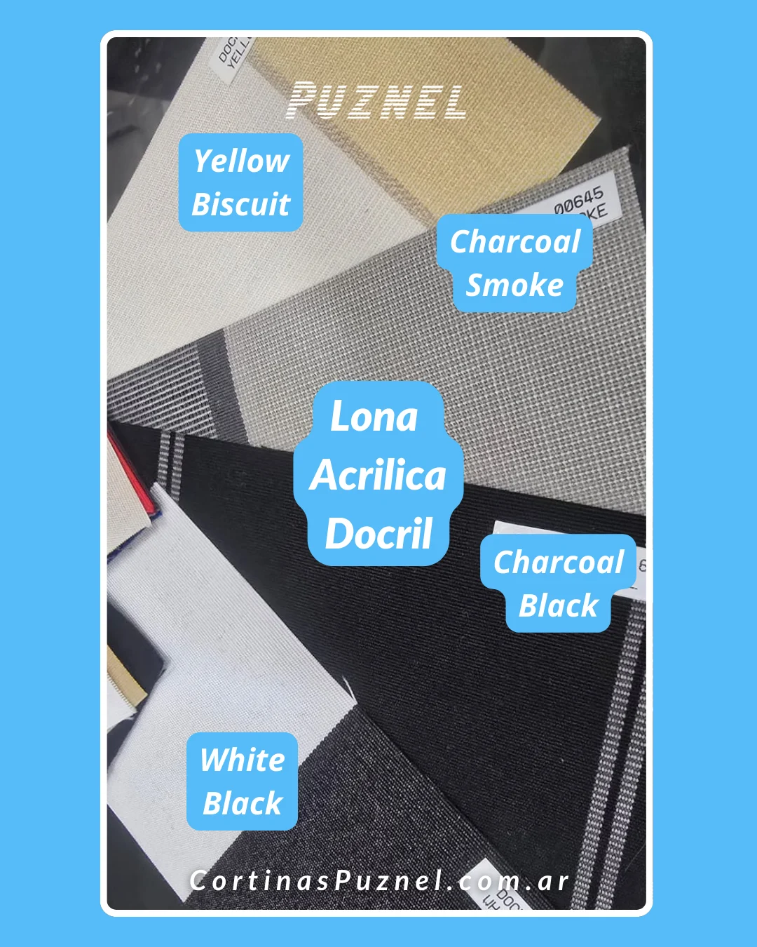 Telas Toldos Lona Acrililca Docril 2