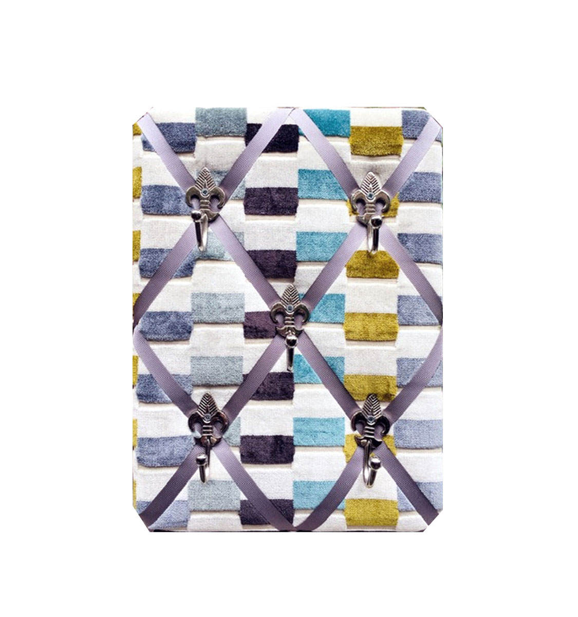 Key Holder – Velvet Zig Zag