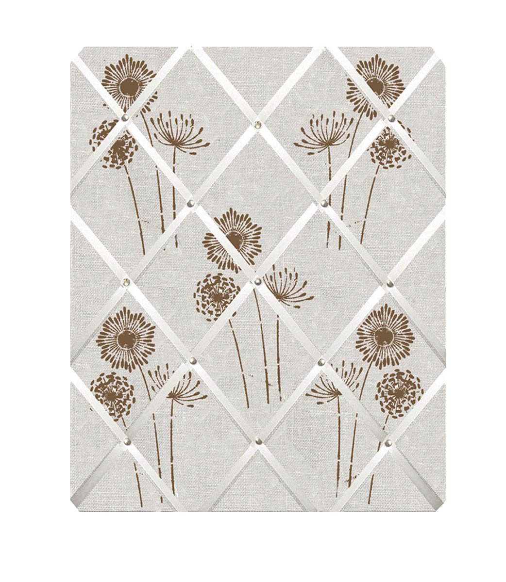 Notice Board – Dandelions (brown)