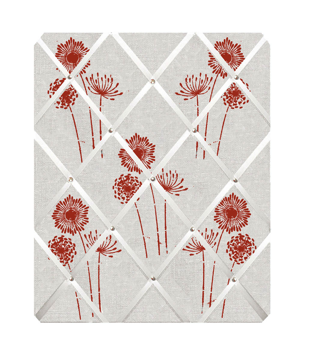 Notice Board – Dandelions (red)