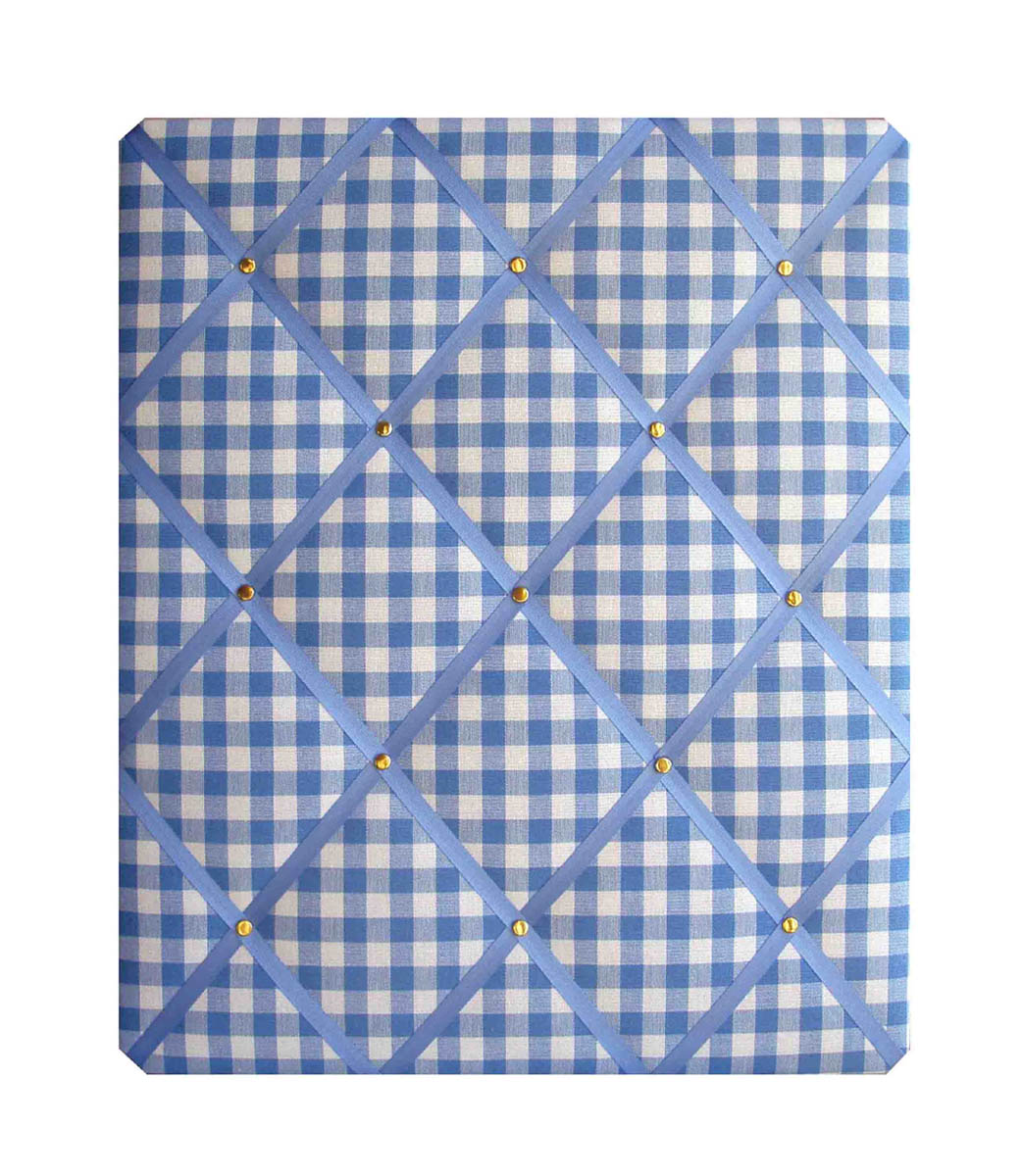 Notice Board – Laura Ashley Chambray Blue Gingham