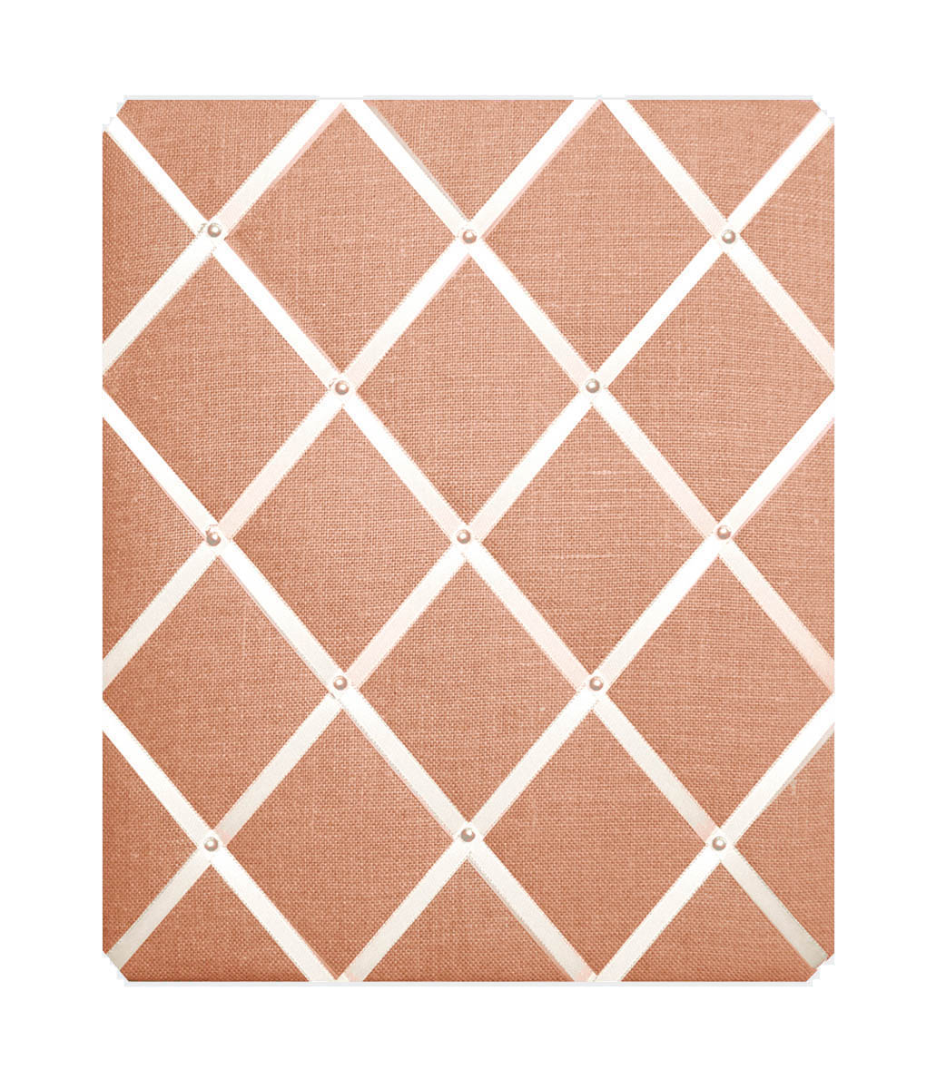 Notice Board – Laura Ashley Linen (Tangerine)