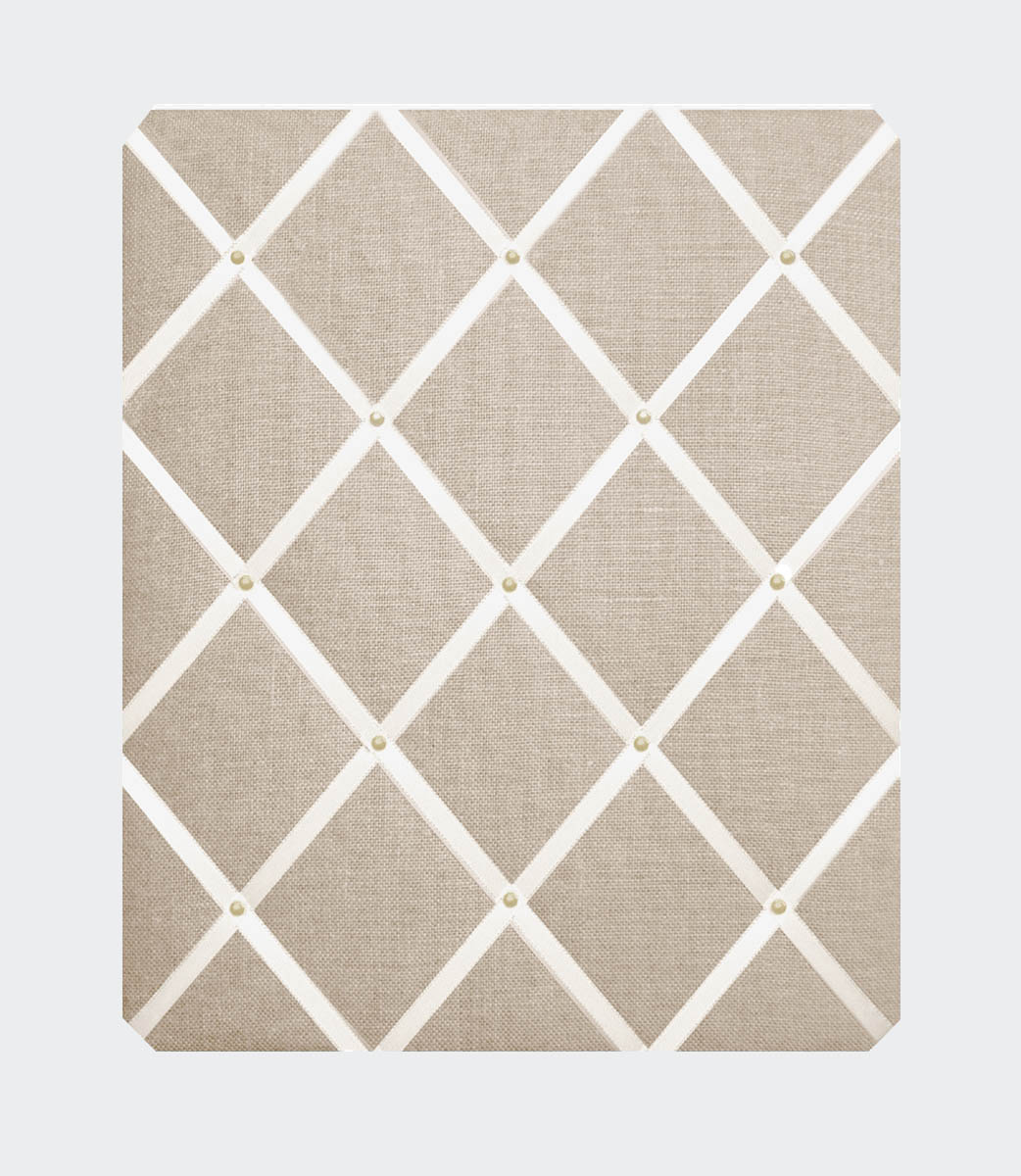 Notice Board – Laura Ashley Linen (Beige)