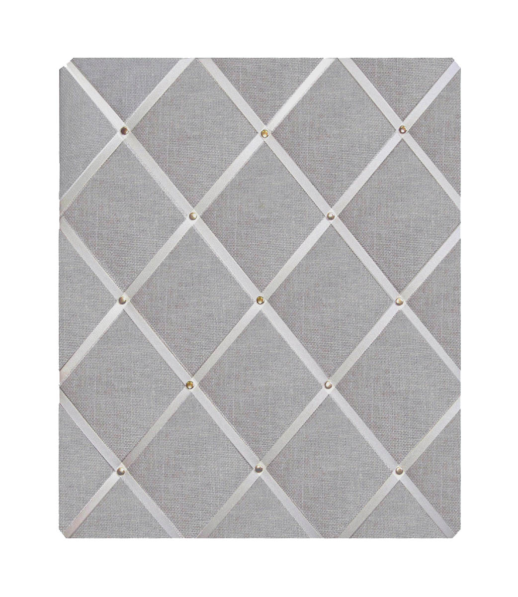 Notice Board – Laura Ashley Linen (Grey)