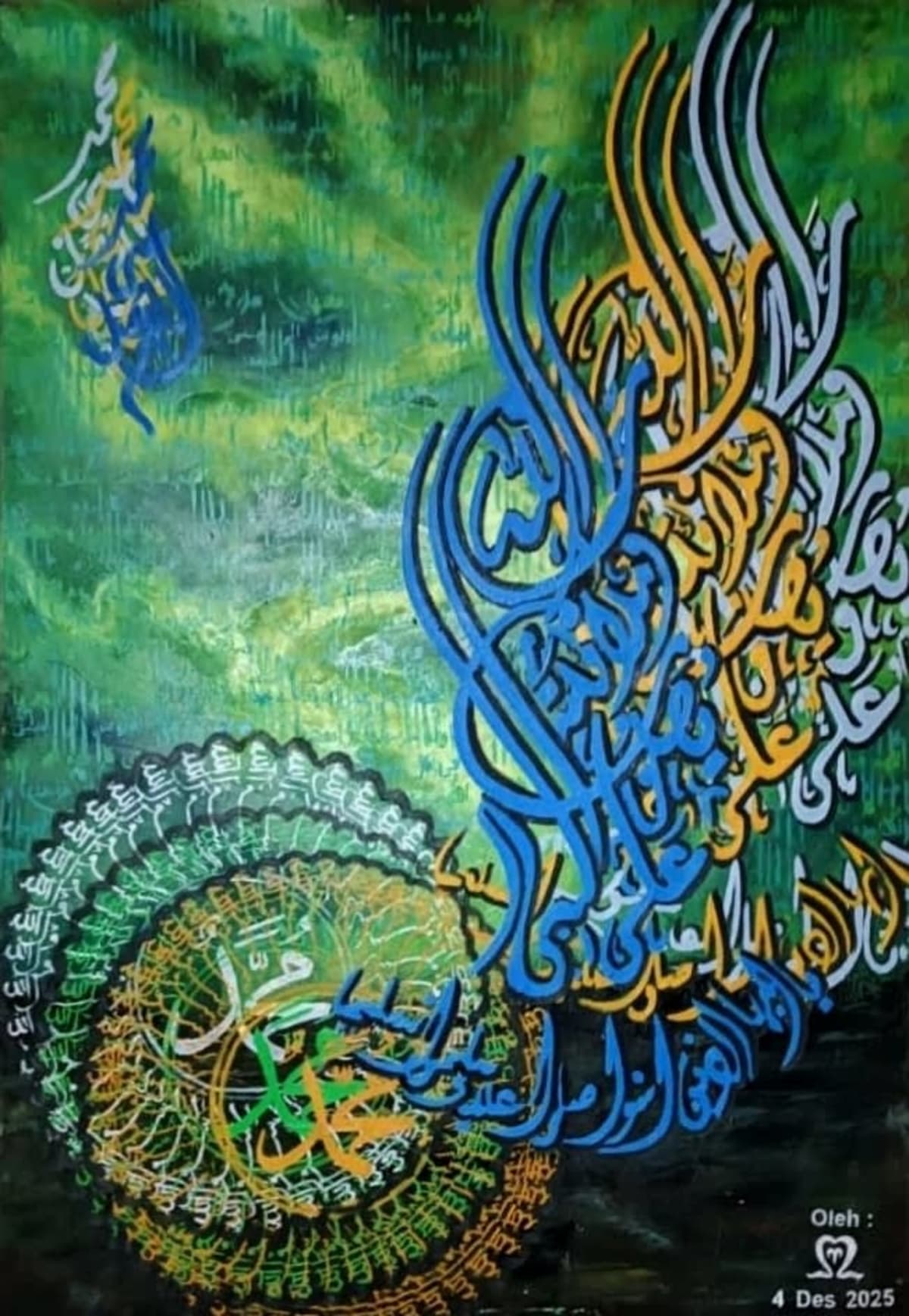 GEMA LANGIT DI ATAS KANVAS