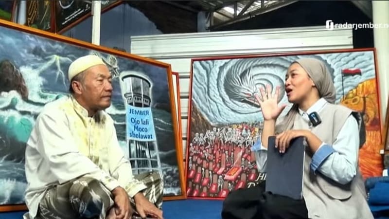 Melukis Bantu Pulihkan Kondisi Diabetes? Kesaksian KH. Maimun Thoha yang Sempat Koma 4 Kali