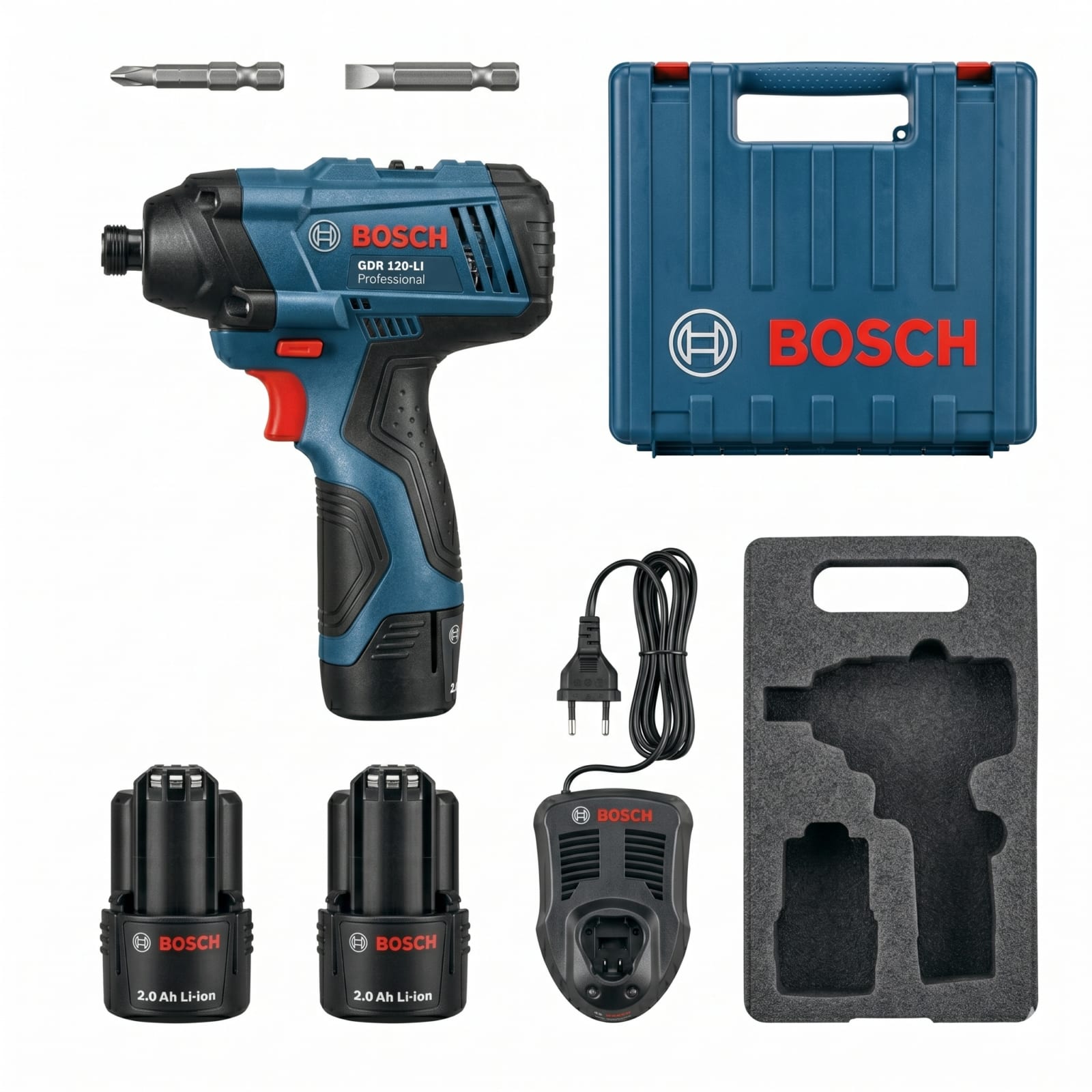 BOSCH GDR 120-LI Professional Impact Driver Kit