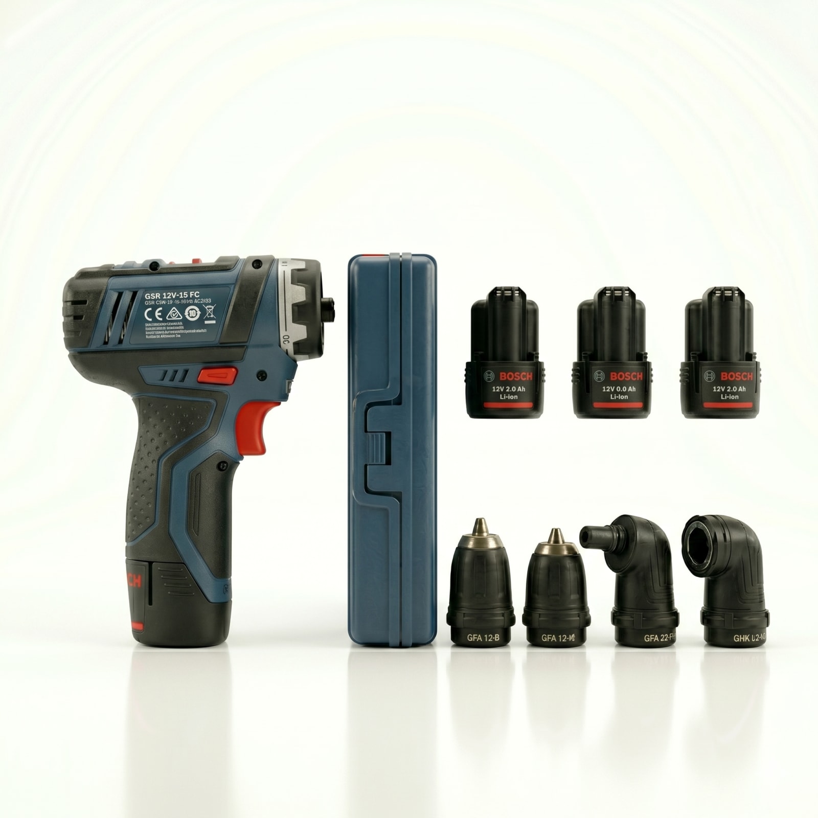 BOSCH GSR 12V-15 FC Professional Drill Driver Kit â 12V FlexiClick System