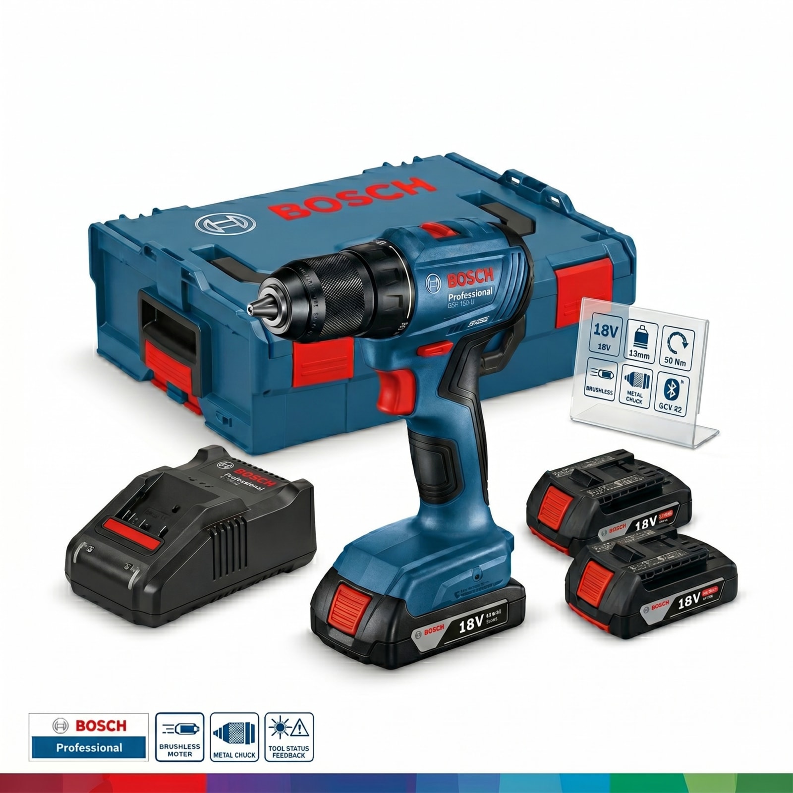 BOSCH GSR 185-LI Professional Drill Driver Kit