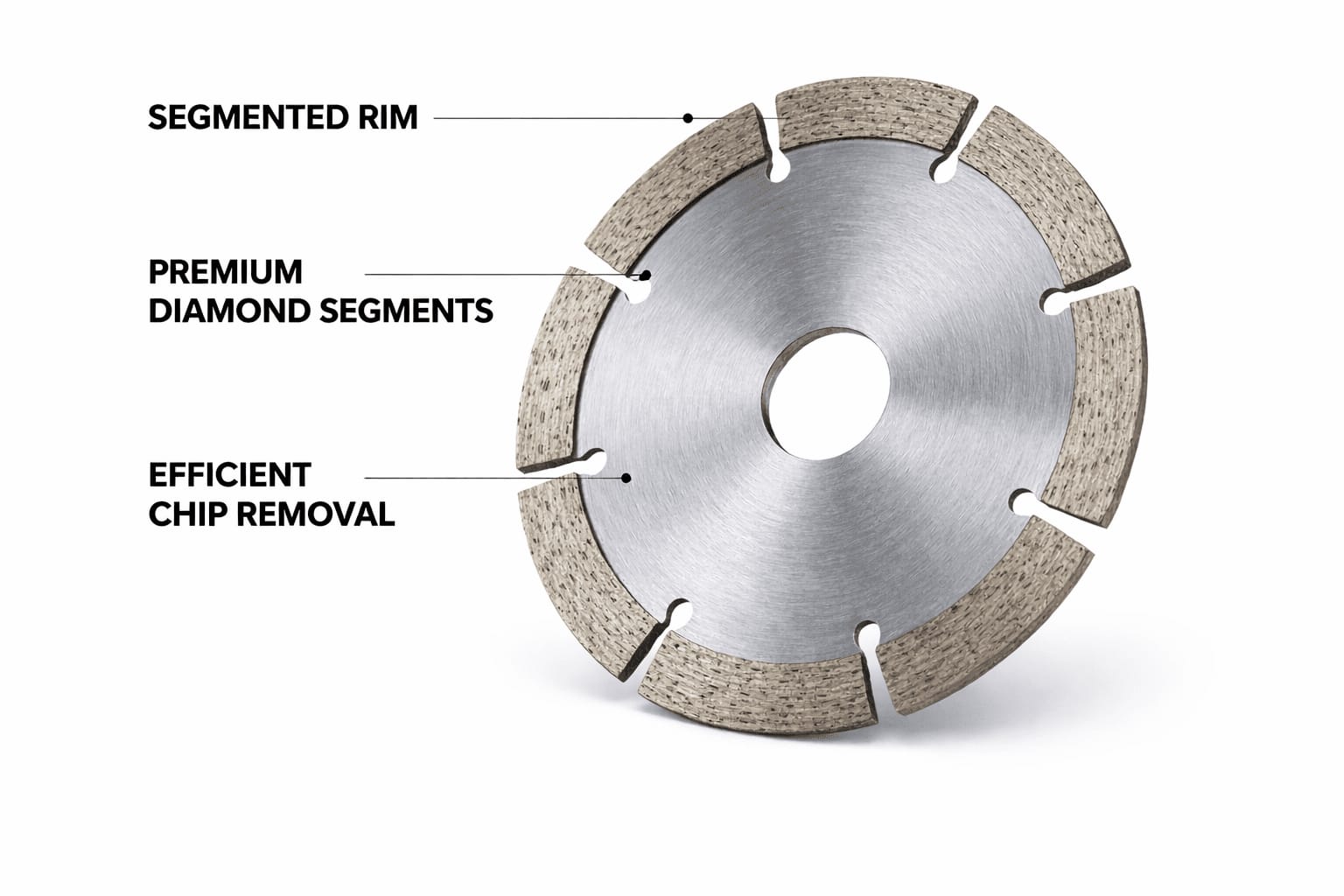 TILE CUTTER BLADES - SEGMENTED CUT