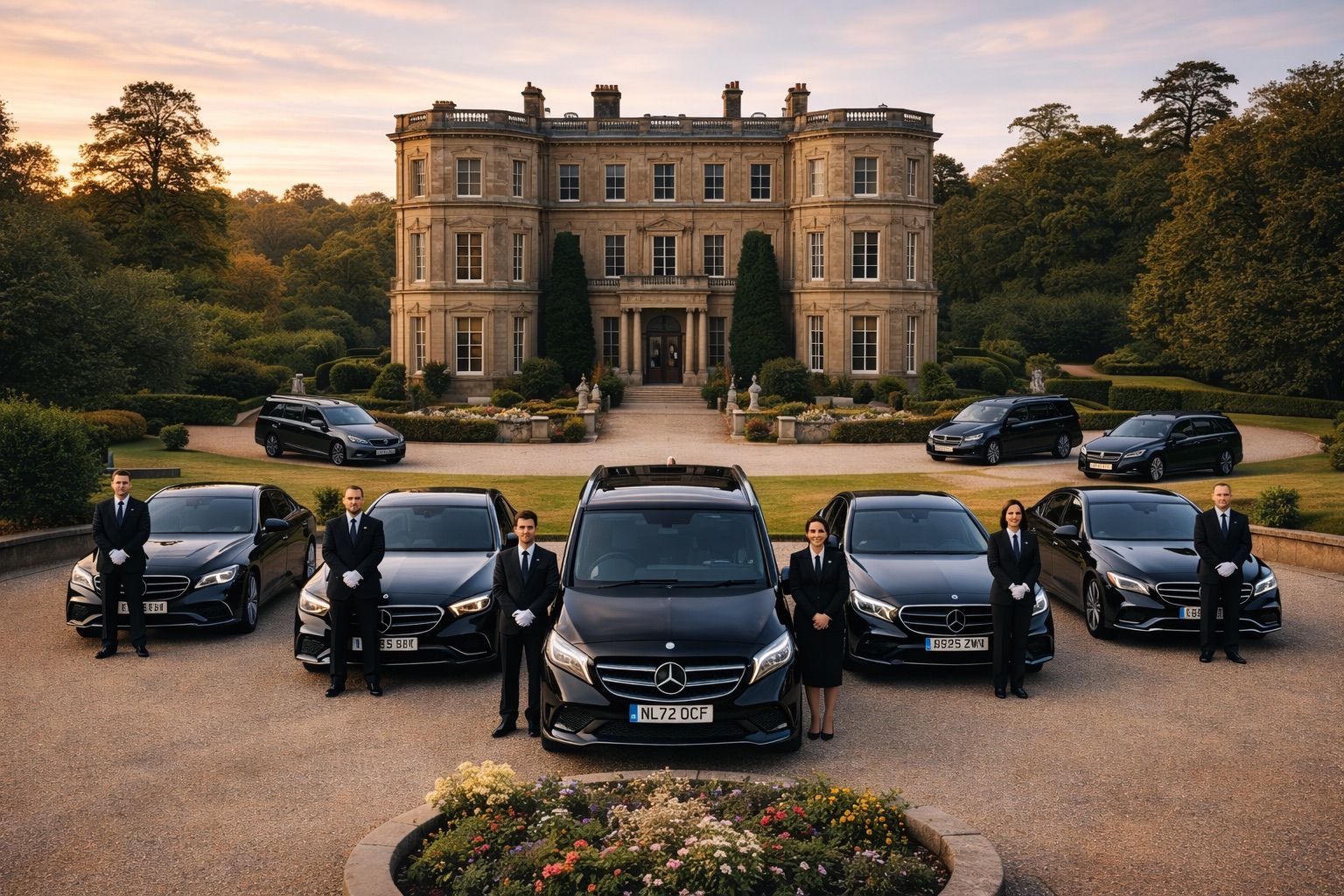 Luxury wedding chauffeur service in London