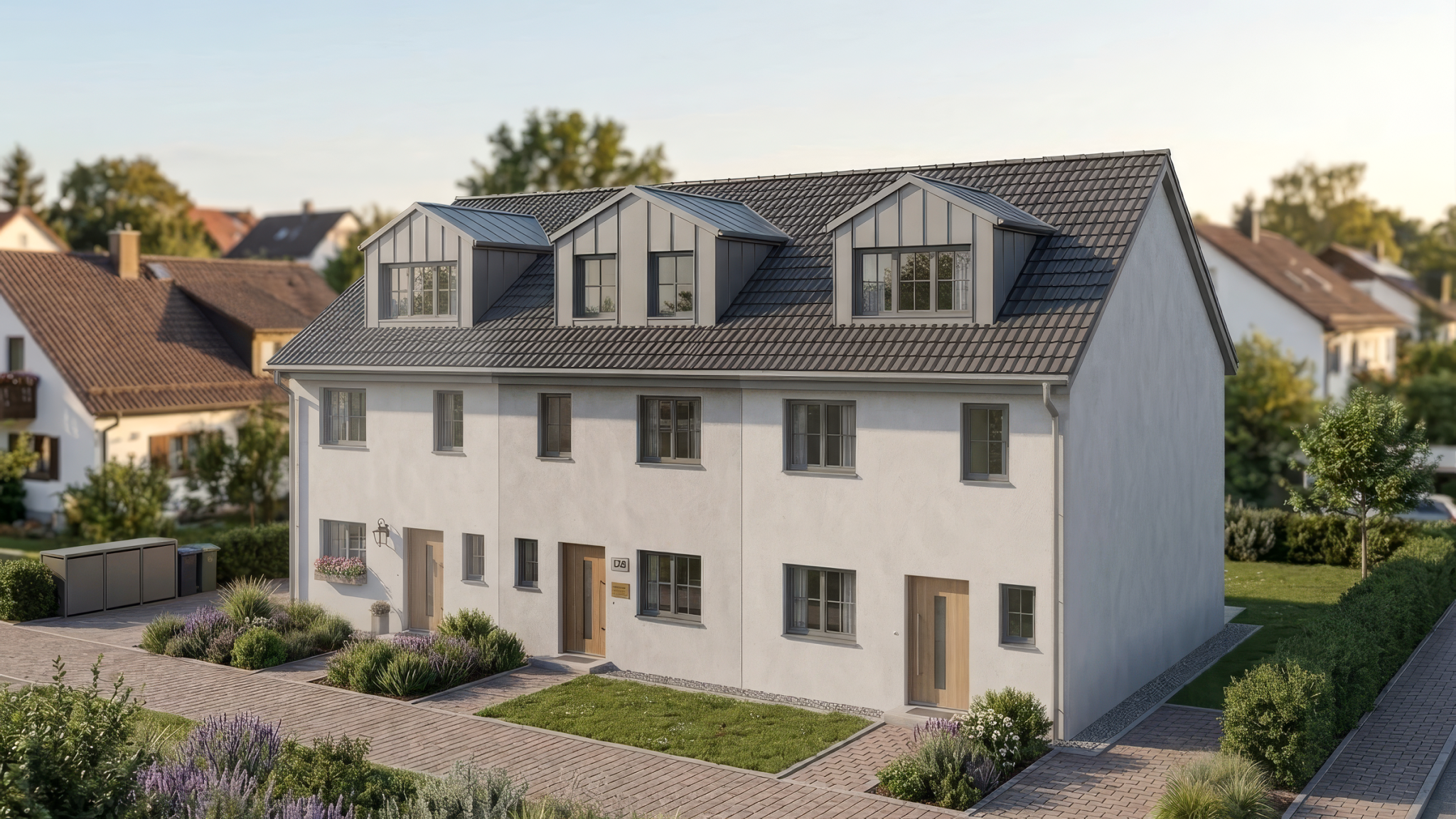 Dachgeschossausbau in München – Rendering