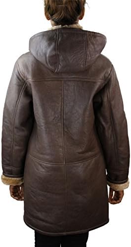 Vue 2 de Manteau Femme Veste Cuir