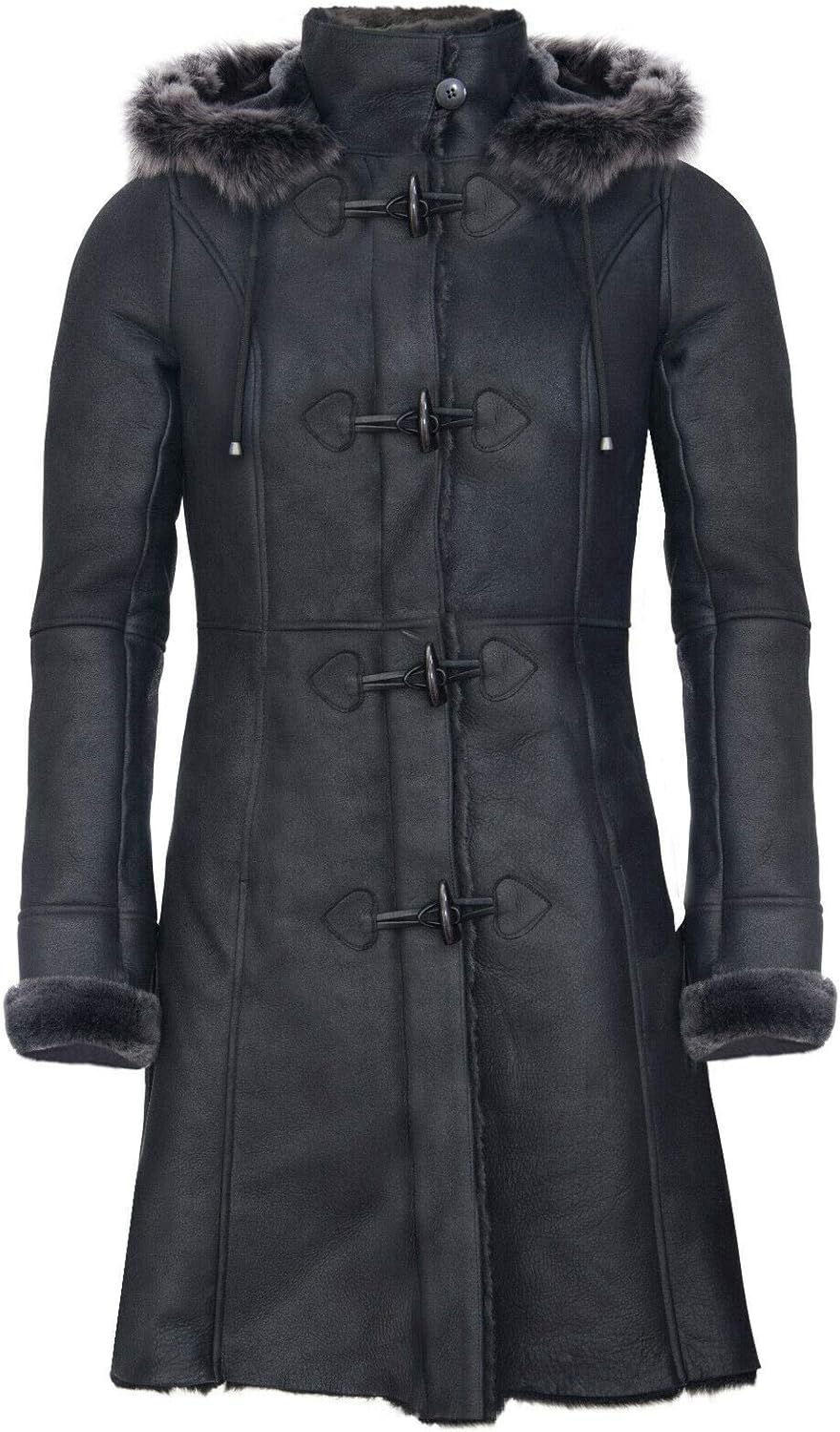 Manteau Capuche Noir