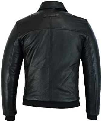 Vue 4 de Veste Pilote Bomber Classique
