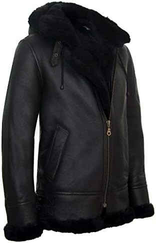 Vue 3 de Blouson Aviateur Pilote En