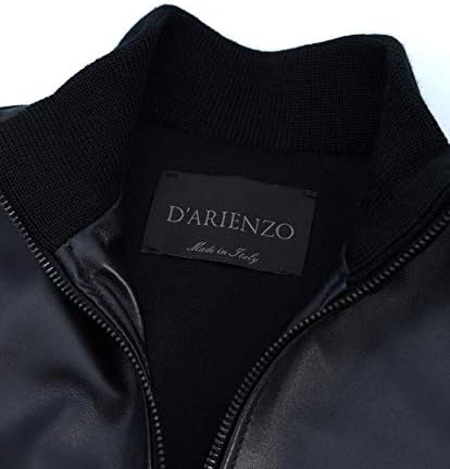 Vue 6 de Veste Cuir Noir Femme