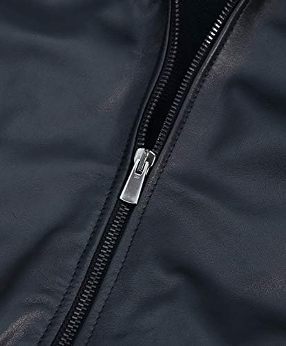 Vue 7 de Veste Cuir Noir Femme