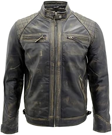 Vue 3 de Veste Homme Retro Matelassee